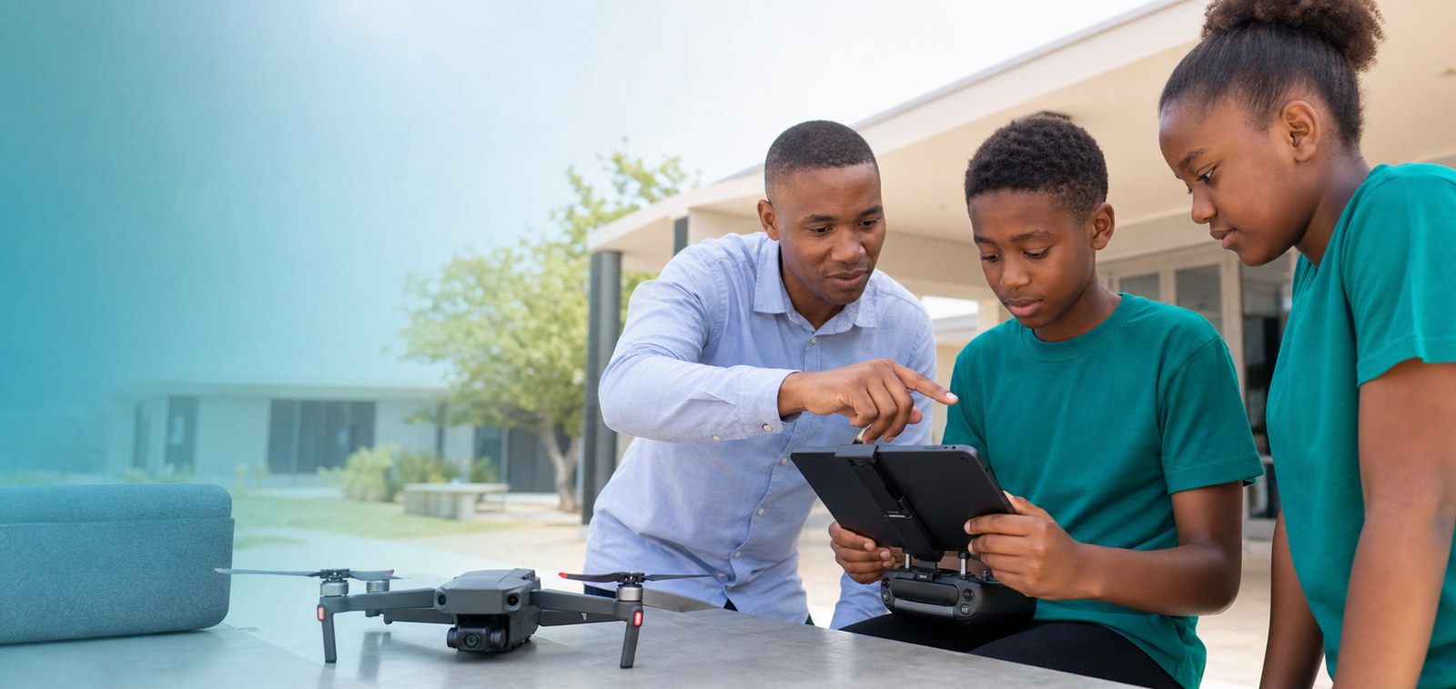 Foldable Drone learning scene